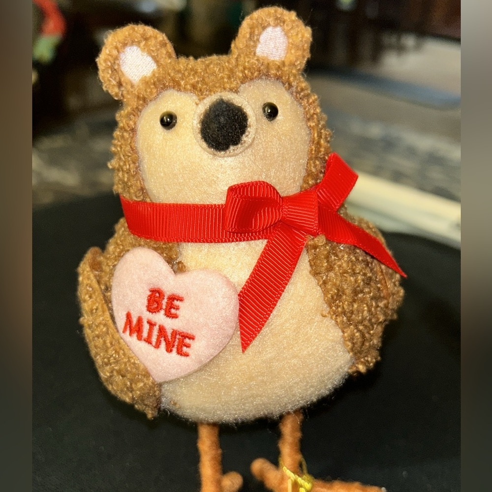 NWT Featherly Friend Spritz bear felt bird - Picture 6 of 9